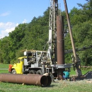 foto 30m/150cm vrtná souprava Calweld 6x6 T148 studny SPZ stroj