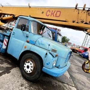 foto zachovalá AD20 T148 autojeřáb 6x6 TATRA bič