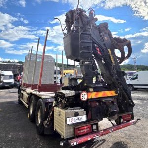 foto 6x6 les Phoenix Prasident 30t 5.4m Umikov +HR drapák TATRA lesovůz dřevo kulatina