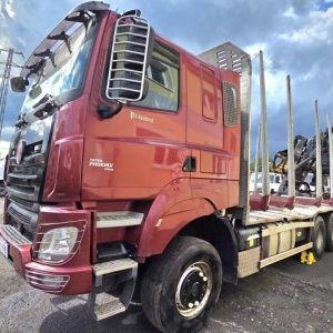 foto 6x6 les Phoenix Prasident 30t 5.4m Umikov +HR drapák TATRA lesovůz dřevo kulatina