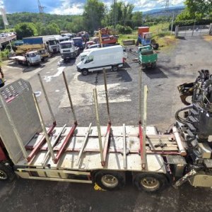 foto 6x6 les Phoenix Prasident 30t 5.4m Umikov +HR drapák TATRA lesovůz dřevo kulatina