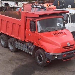 foto 33t/12m3 dumper 6x6 Tatra JAMAL sklápěč