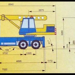 foto UDS 114a T815 autobagr 6x6 teleskop Tatra